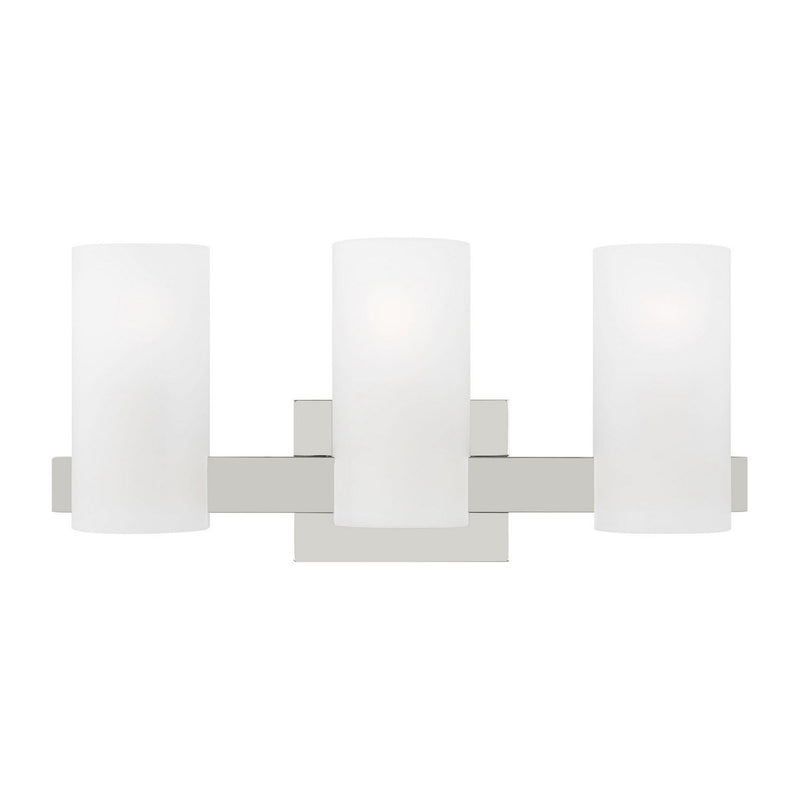 Rhode 3-Light Bath Vanity Light in Chrome
