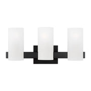 Rhode 3-Light Bath Vanity Light in Midnight Black