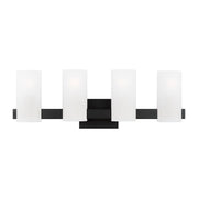 Rhode 4-Light Bath Vanity Light in Midnight Black