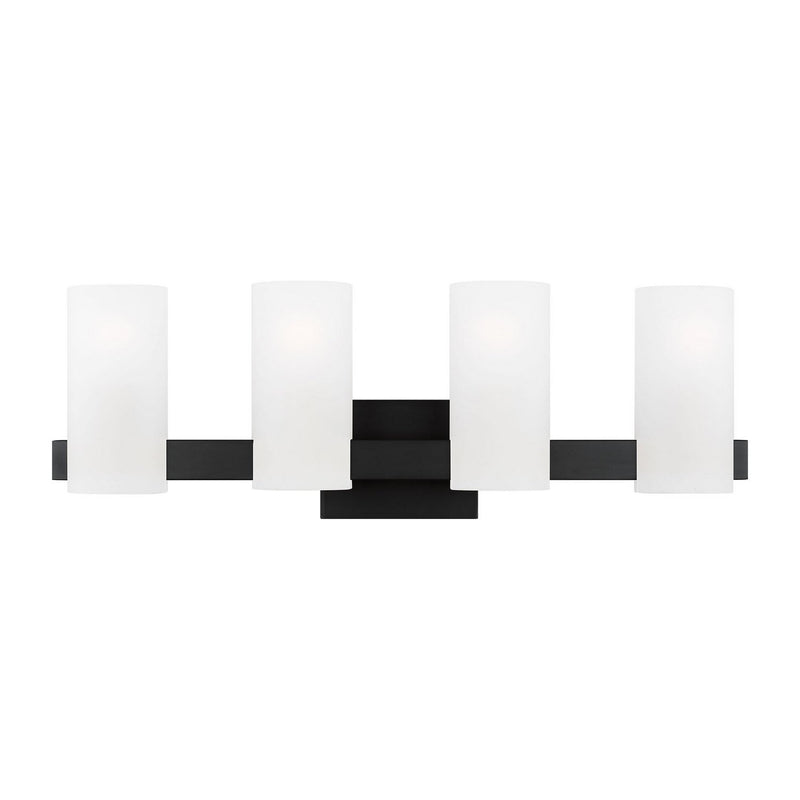 Rhode 4-Light Bath Vanity Light in Midnight Black