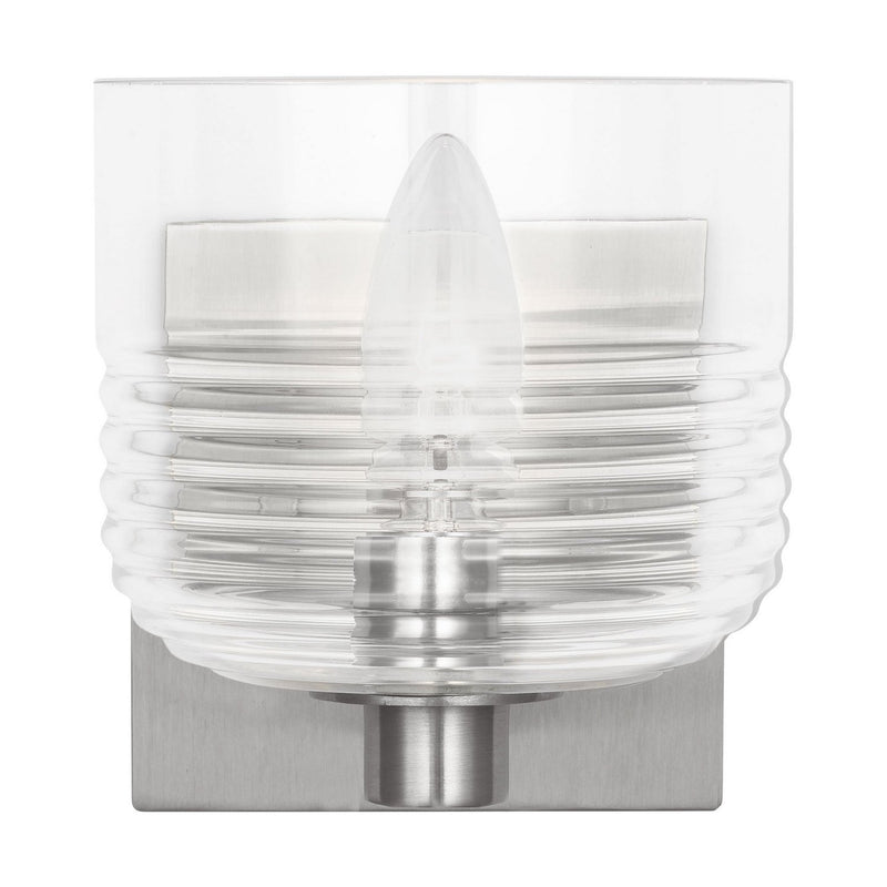 Lochdale Small Bath Sconce in Brushed Nickel