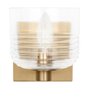 Lochdale Small Bath Sconce in Satin Brass