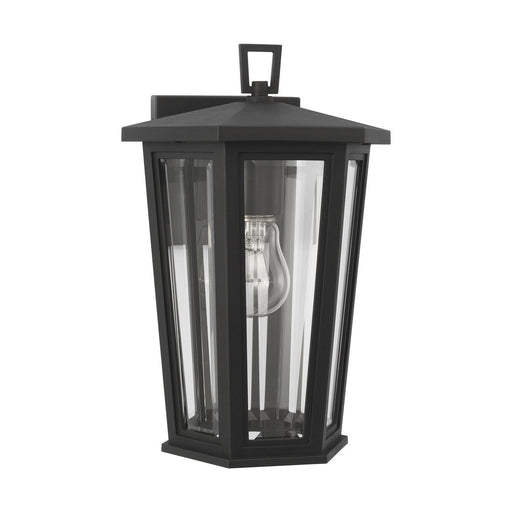 Witley Small Outdoor Wall Lantern in Textured Black
