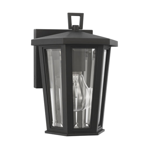 Witley Mini Outdoor Wall Lantern in Textured Black