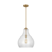 Zola Pendant in Satin Brass