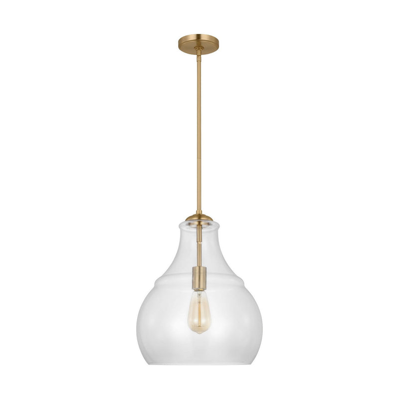 Zola Pendant in Satin Brass