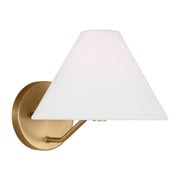 Burke Wall Sconce in Satin Brass