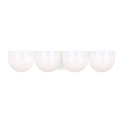 Cheverny 4-Light Extra Large Bath Vanity Light in Matte White