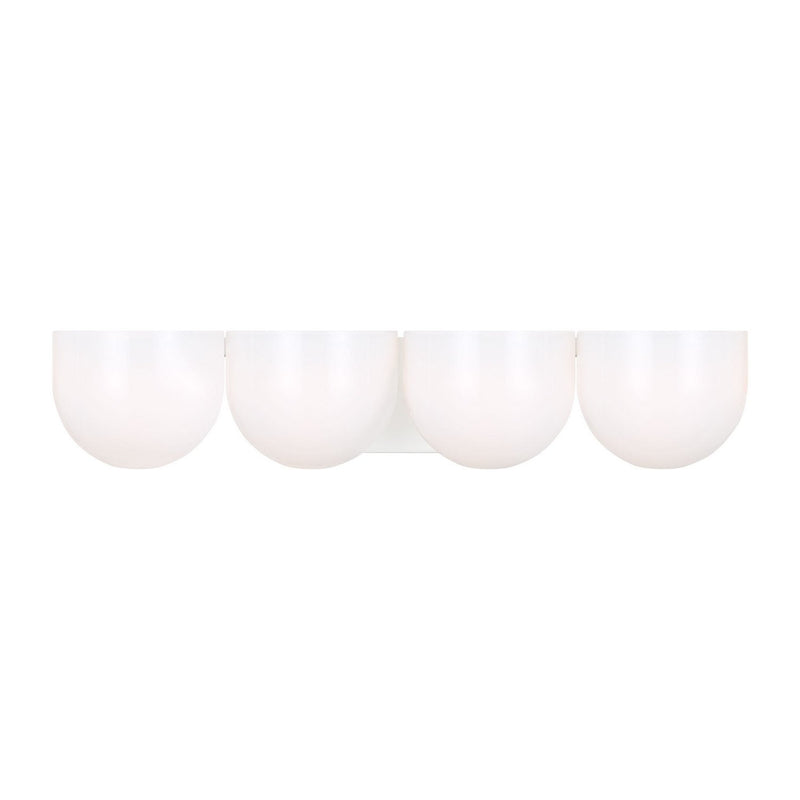 Cheverny 4-Light Extra Large Bath Vanity Light in Matte White