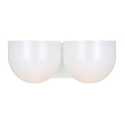 Cheverny 2-Light Medium Bath Vanity Light in Matte White
