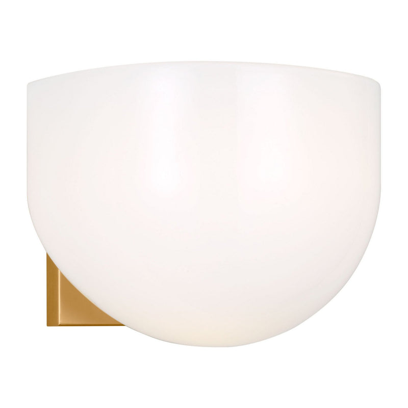 Cheverny Small Bath Sconce in Burnished Brass