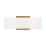 Capalino 2-Light Wall Sconce in Satin Brass