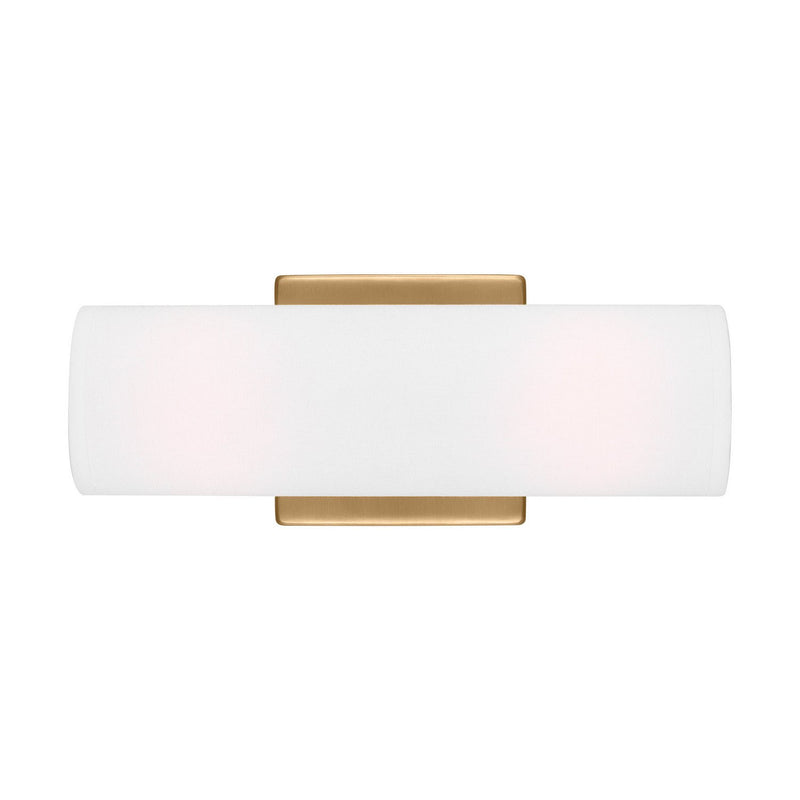 Capalino 2-Light Wall Sconce in Satin Brass
