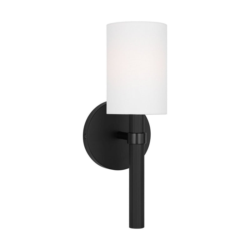 Manor Medium Wall Sconce in Midnight Black