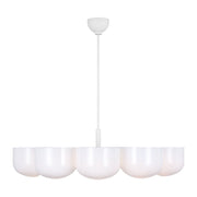 Cheverny 10-Light Large Chandelier in Matte White