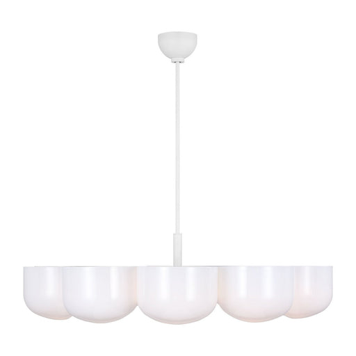 Cheverny 10-Light Large Chandelier in Matte White