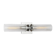 Sarita Medium 2-Light Bath Vanity Light in Chrome