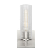 Sarita Small Bath Sconce in Brushed Nickel
