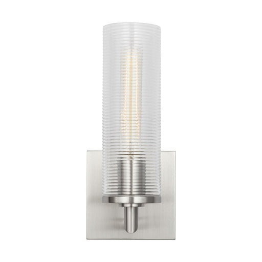 Sarita Small Bath Sconce in Brushed Nickel