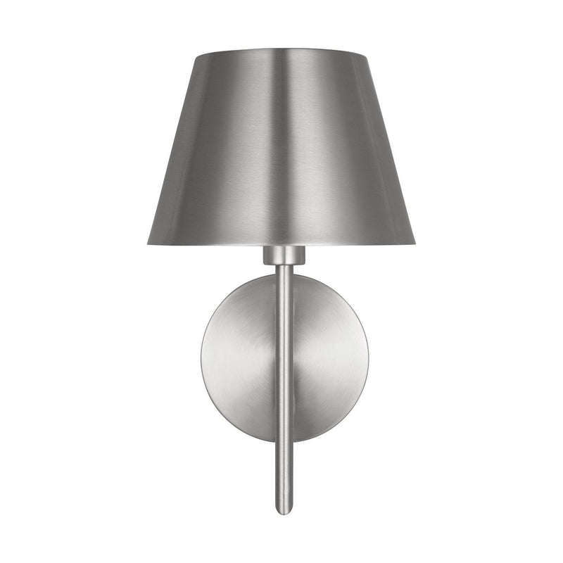 Ender Small Wall Sconce in Brushed Nickel