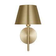 Ender Small Wall Sconce in Satin Brass