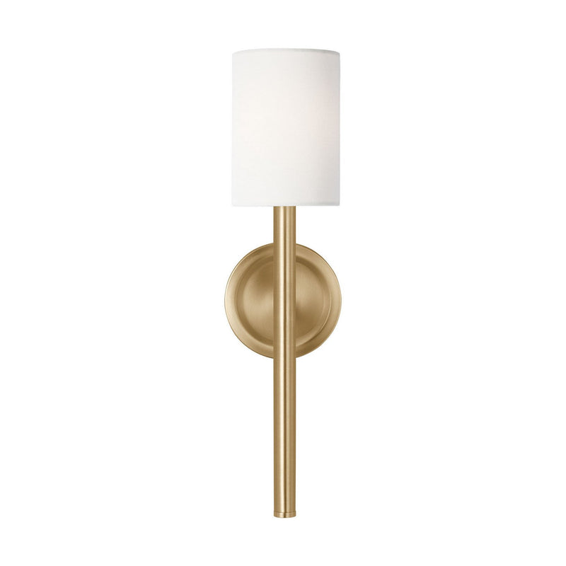 Egmont Tall Wall Sconce in Satin Brass