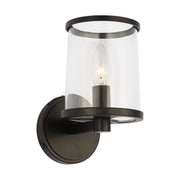 Reynolds Small Bath Sconce in Aged Iron