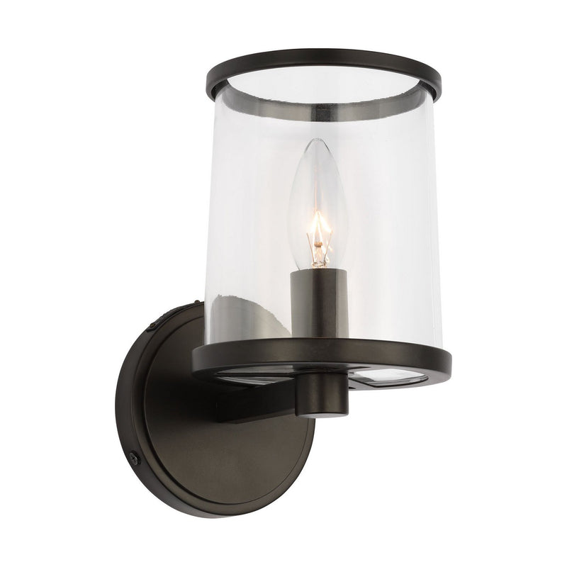 Reynolds Small Bath Sconce in Aged Iron