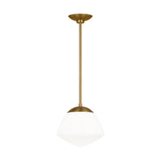 Milne Large Pendant in Burnished Brass