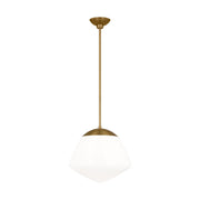 Milne Small Pendant in Burnished Brass
