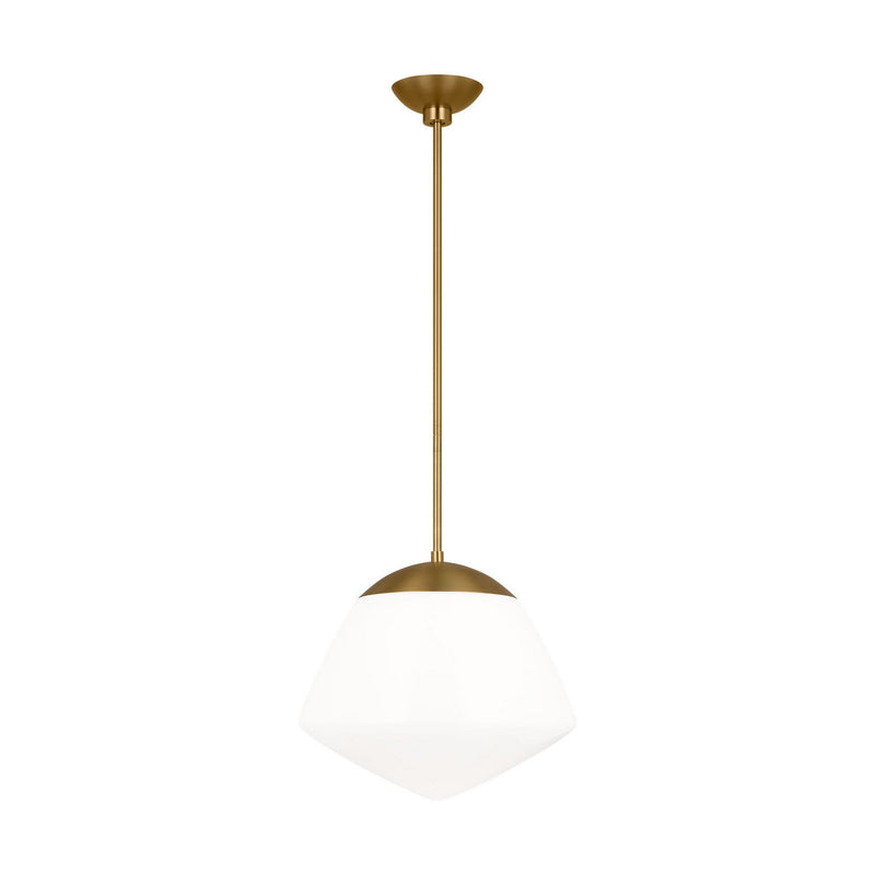 Milne Small Pendant in Burnished Brass