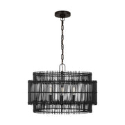 Elio 4-Light Medium Pendant in Aged Iron