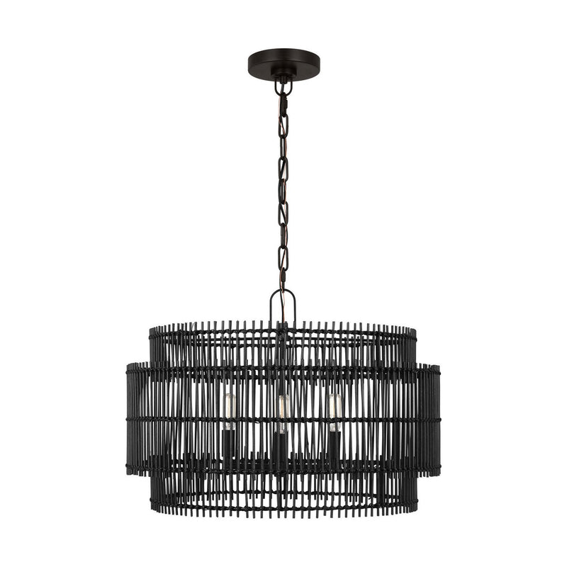 Elio 4-Light Medium Pendant in Aged Iron