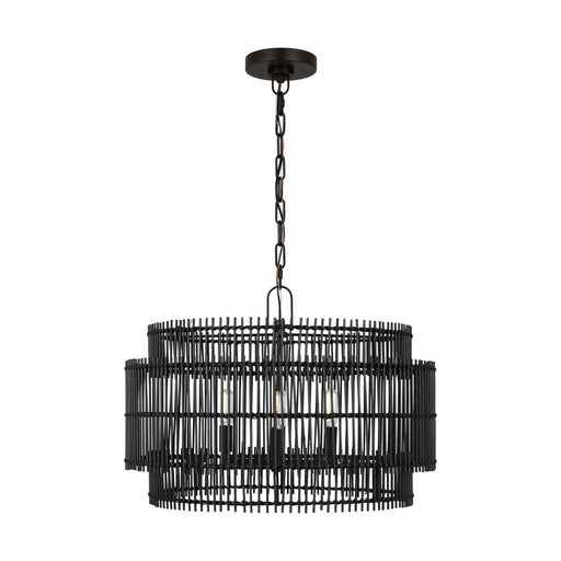 Elio 4-Light Medium Pendant in Aged Iron