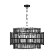 Elio 4-Light Large Pendant in Aged Iron