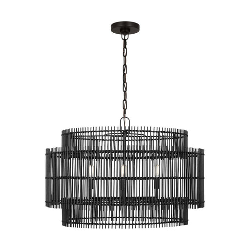 Elio 4-Light Large Pendant in Aged Iron