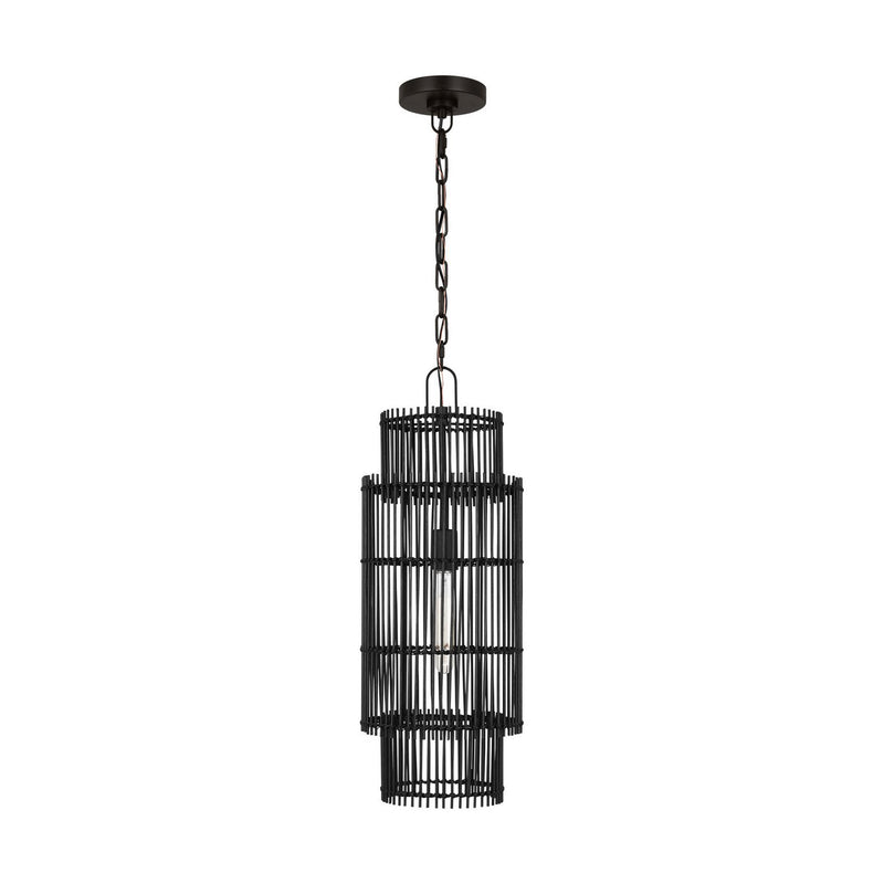 Elio Small Pendant in Aged Iron