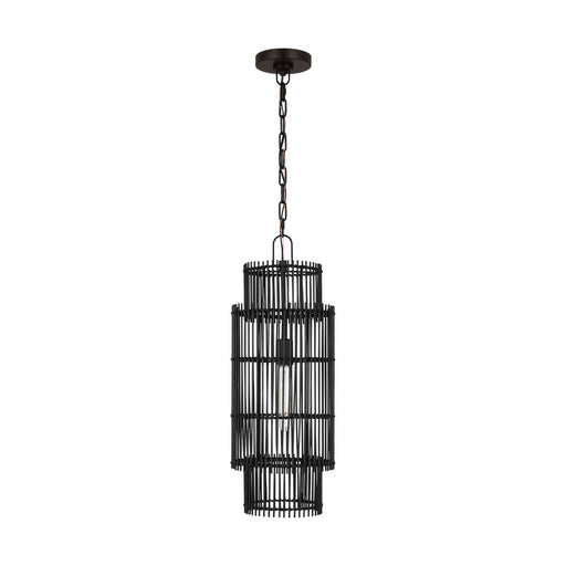 Elio Small Pendant in Aged Iron