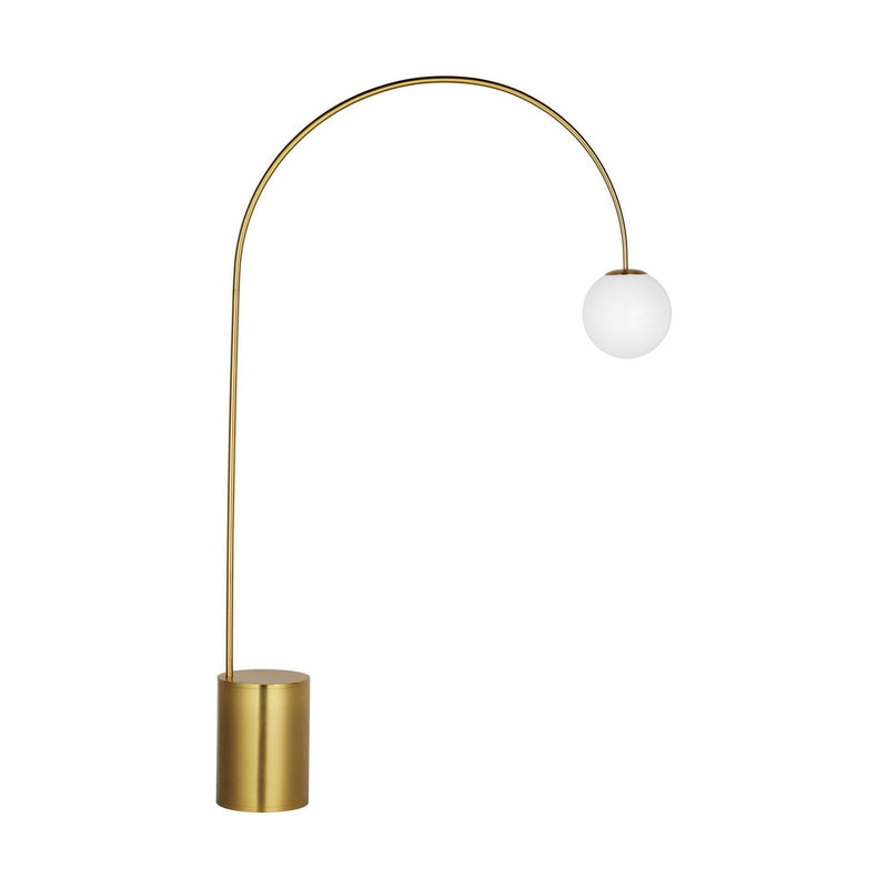 Noemie Extra Large Floor Lamp in Burnished Brass