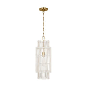 Elio Small Pendant in Burnished Brass