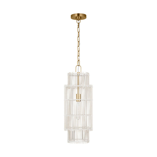 Elio Small Pendant in Burnished Brass