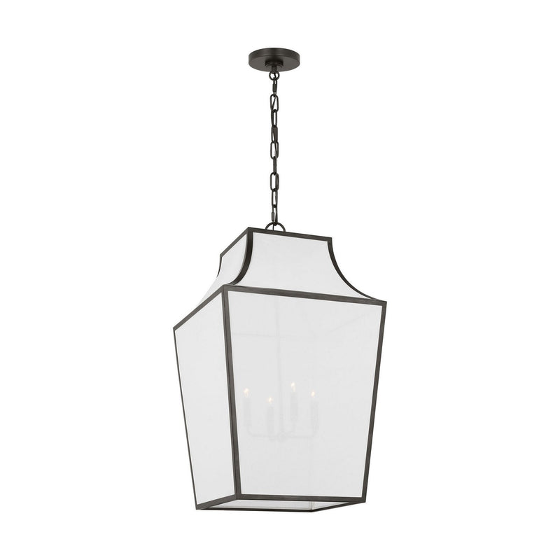 Arnio 4-Light Extra Large Lantern Pendant in Aged Iron