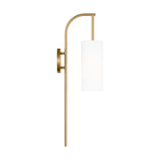 Lowell Task Wall Sconce in Burnished Brass