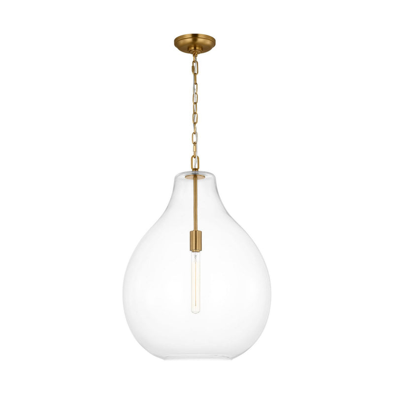 Magnus Extra Large Pendant in Burnished Brass