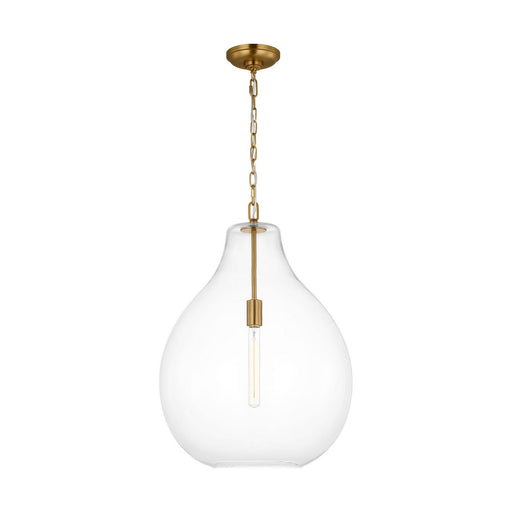 Magnus Extra Large Pendant in Burnished Brass