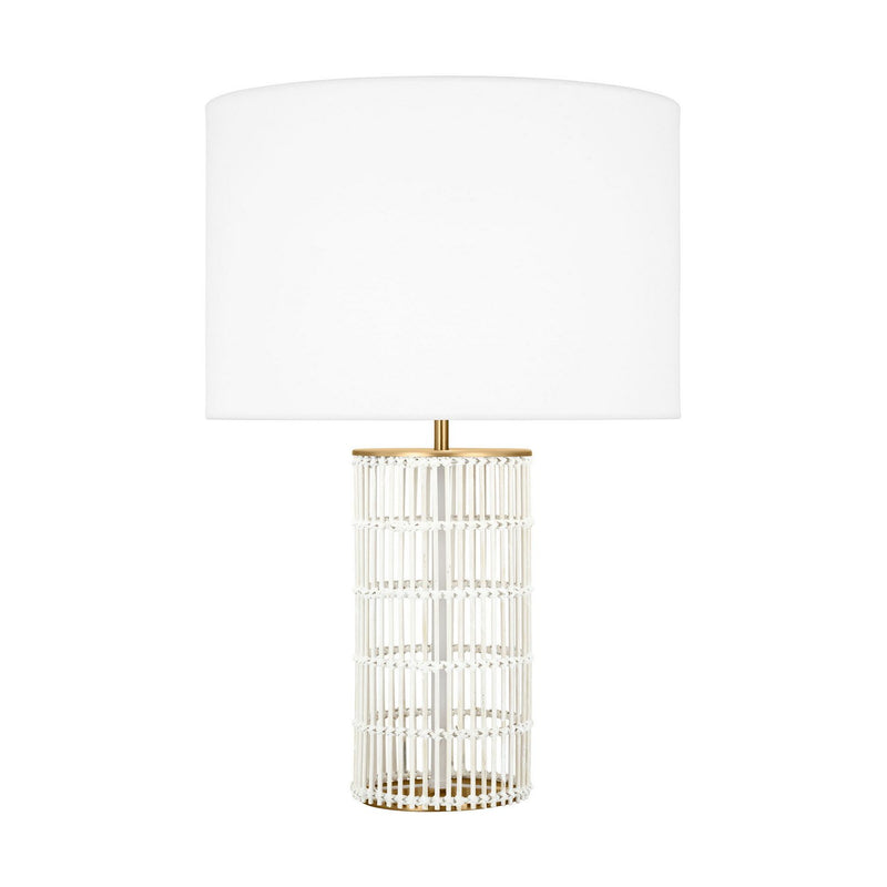 Elio Table Lamp in Burnished Brass