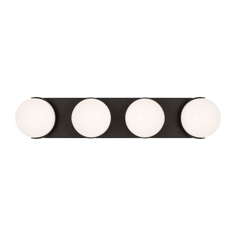 Syrie Large 4-Light Bath Vanity Light in Aged Iron