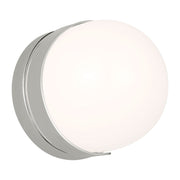 Syrie Small Bath Sconce in Polished Nickel