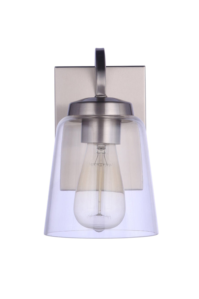Elsa 1 Light 5.5" Wall Sconce in Brushed Polished Nickel