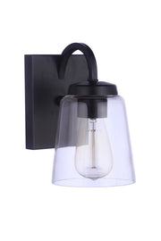 Elsa 1 Light 5.5" Wall Sconce in Flat Black